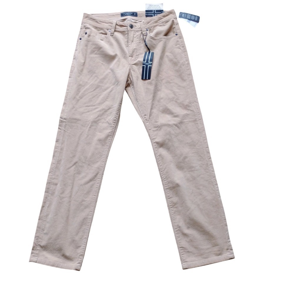 NWT Liverpool Los Angeles PANTS Kingston Modern Straight Corduroy  32x30 Mens